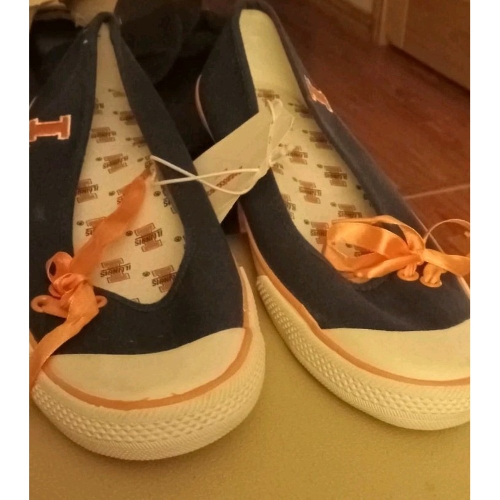 ILLinois "Primus Campus" NCAA SNEAKER SLIP on‎ IFlats Shoes (Women's Size 9